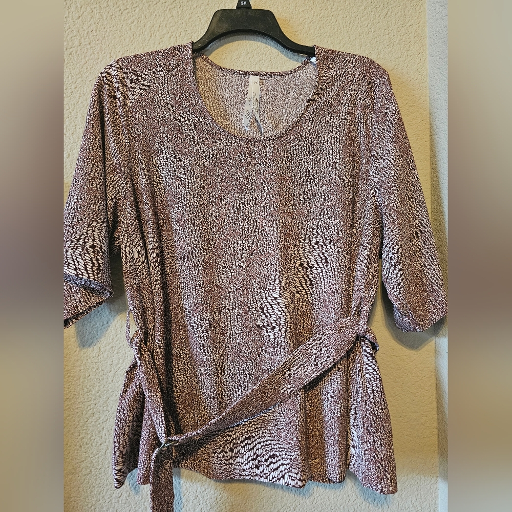 Melissa McCarthy Seven Top with Belt